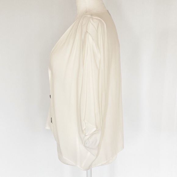 Topshop Pleated Shoulder Blouse 6 - Picture 4 of 8